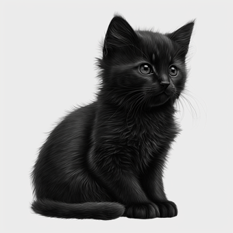 Free Cute Black illustration and picture