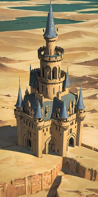 Free Desert Tower illustration and picture
