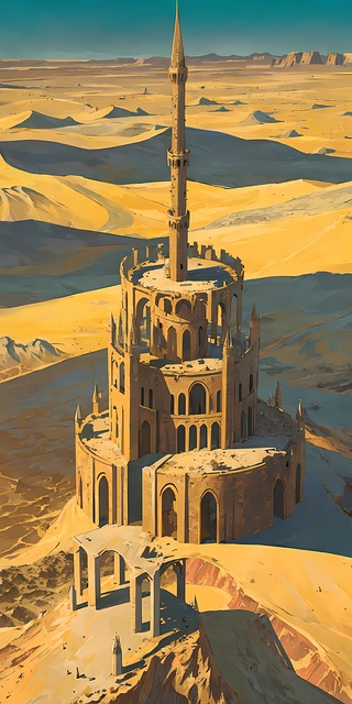 Free Desert Tower illustration and picture