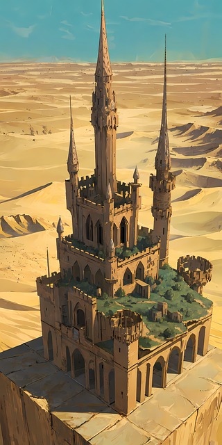 Free Desert Tower illustration and picture