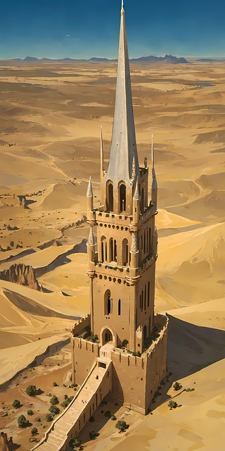 Free Desert Tower illustration and picture