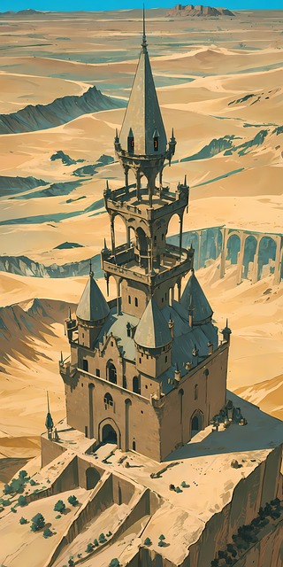 Free Desert Tower illustration and picture