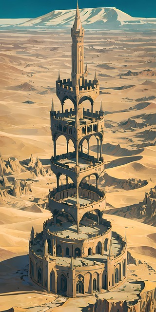 Free Desert Tower illustration and picture