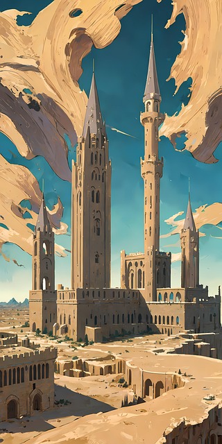 Free Desert Tower illustration and picture