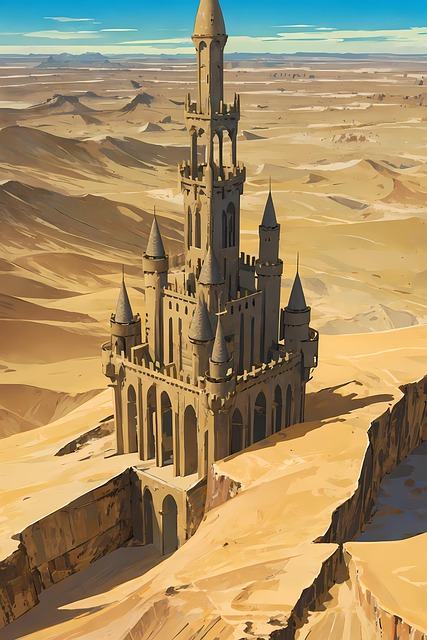 Free Desert Tower illustration and picture