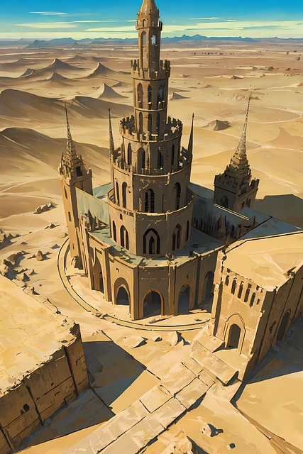 Free Desert Tower illustration and picture