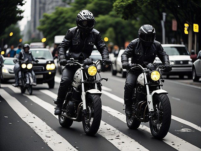 Trafik, Vej, Tværfelt, Motorcykel