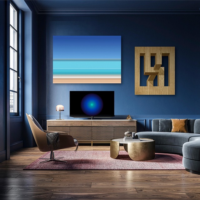 Free living room studio loft illustration
