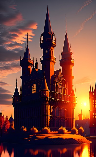 Free Ai Generated Castle illustration and picture