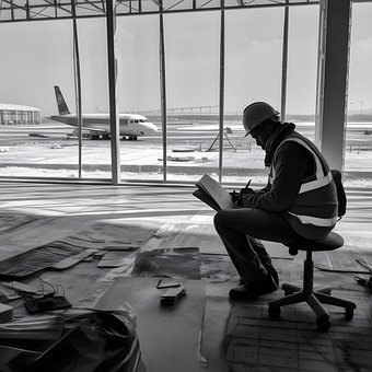 Lufthavn, Fly, Arbejde, Ingeniør