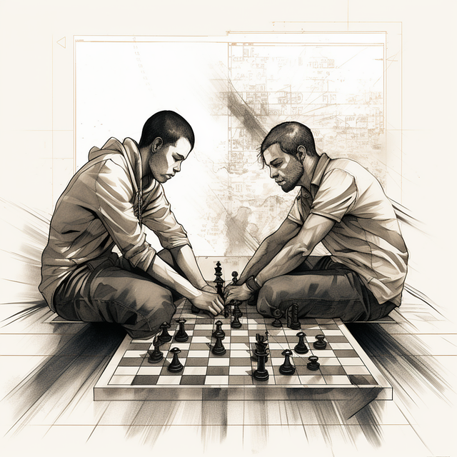 Download free HD stock image of Ai Generated Chess Free ai generated chess game illustration