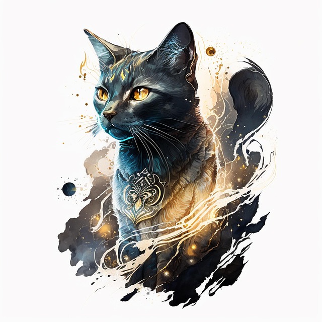 Free ai generated cat kitten illustration