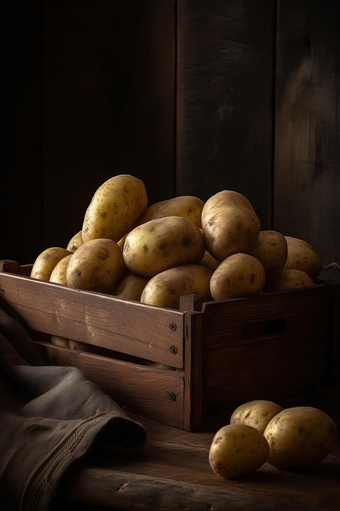 Download Potatoes, Vegetables, Food. Royalty-Free Stock Illustration ...