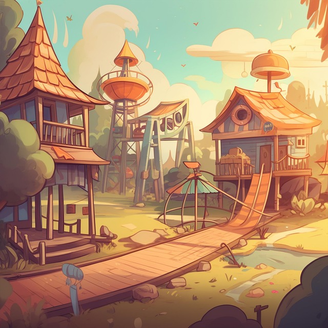 Ai Generated Park Playground Free image on Pixabay