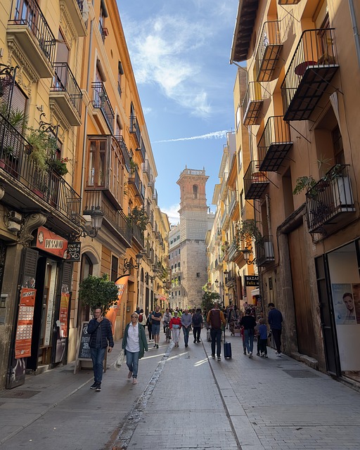 Valencia, Spanien, Eng, Straßen