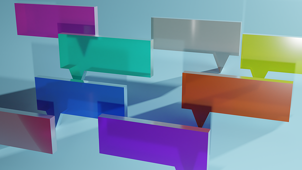 Free Messages 3D illustration and picture