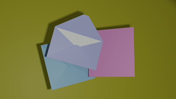Free Envelopes Pastel illustration and picture