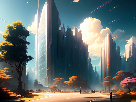 Ai Generert, By, Design, Kunst