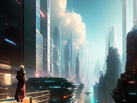 Ai Generert, By, Design, Kunst