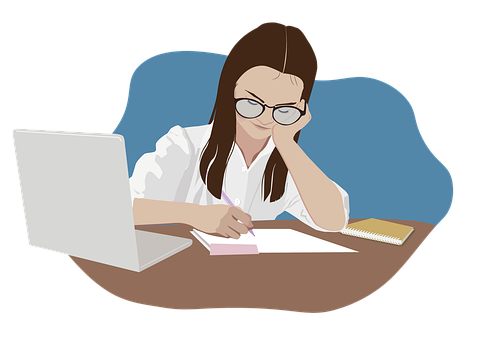 Aluna, Educação, Garota, Estudando
