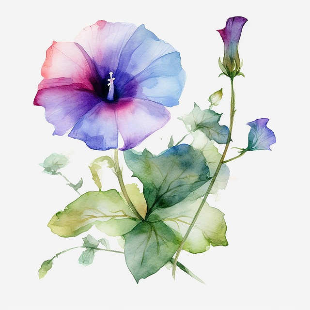 Download free HD stock image of Ai Generated Flower Free ai generated flower petunia illustration