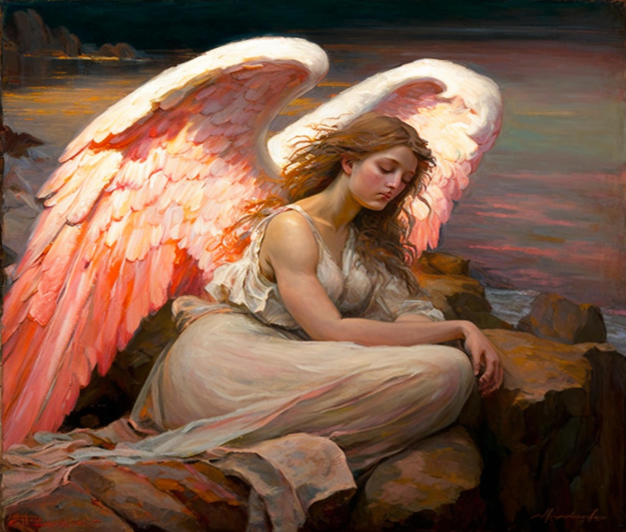 Download A Dream Of An Angel, Angel, Moonlightangel. RoyaltyFree Stock Illustration Image Pixabay