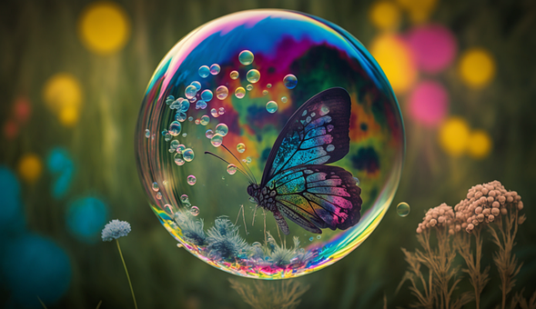 Free Butterfly Flowers illustration and picture