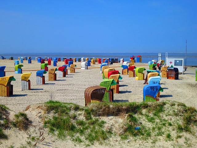 Playa, Sillas De Playa, Teñir, Mar
