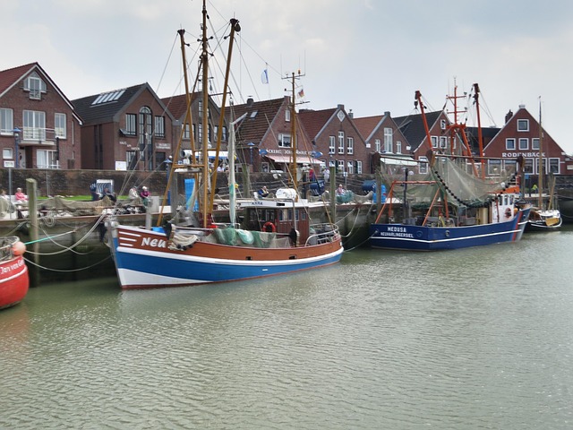 Neuharlingersiel, Mar Del Norte, Puerto