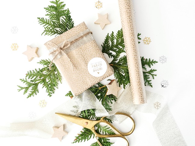 Free Gift Flat Lay photo and picture