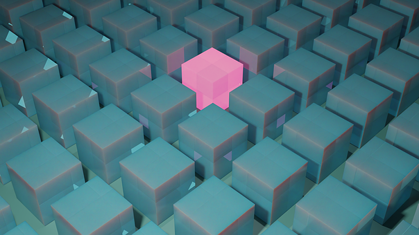 Free Abstract Cubes illustration and picture