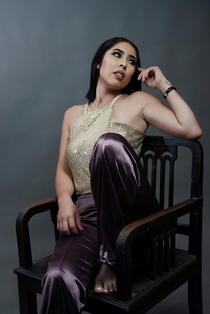 Frau, Modell, Schminke, Mode, Stil, Pose