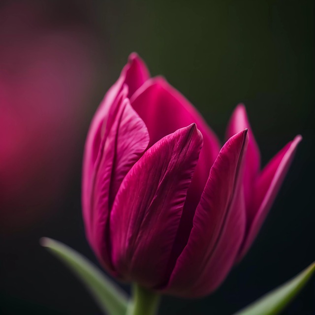 Download free HD stock image of Ai Generated Floral Background Free ai generated floral background pink tulip illustration