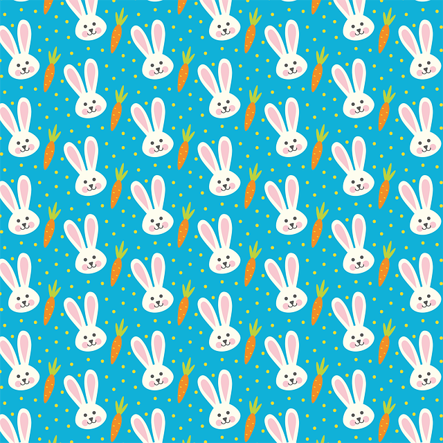 Free bunnies rabbits carrots illustration