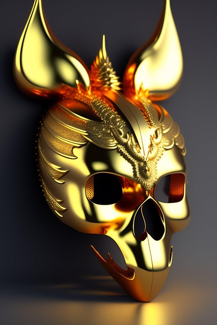 Ai Genereret, Maske, Guld