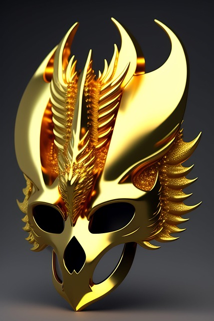 Guld, Maske, Ai Genereret