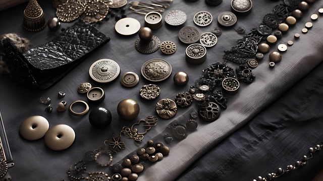 Free ai generated buttons eyelets illustration