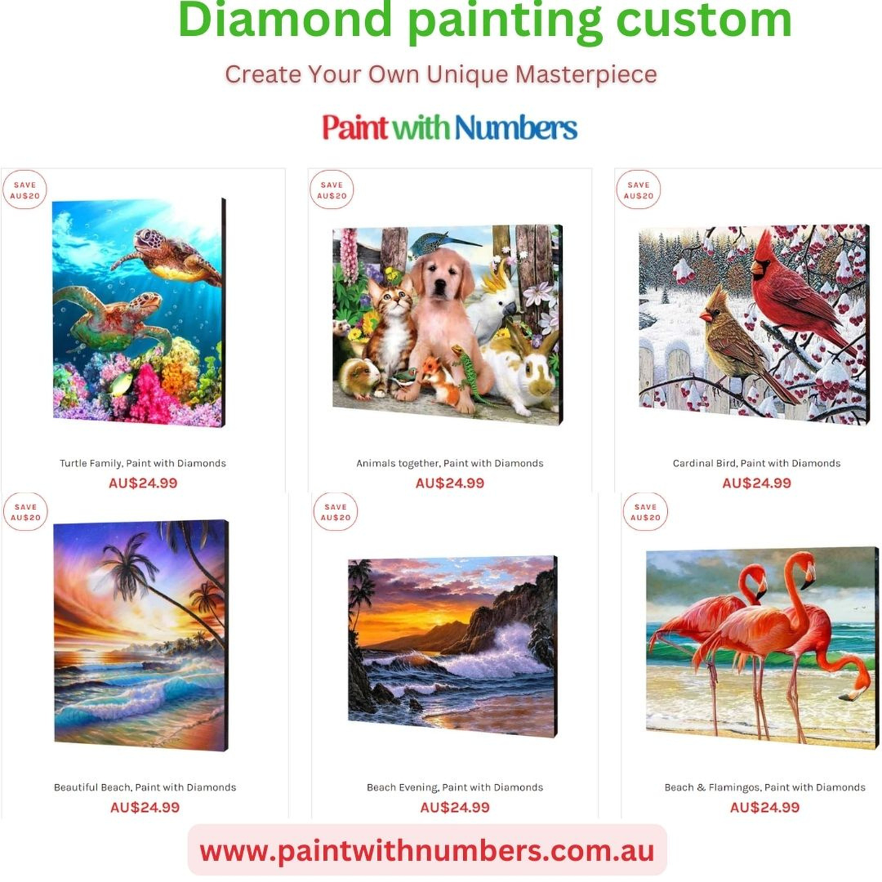 Download Diamond Painting Custom Separated Kids Paint By Numbers