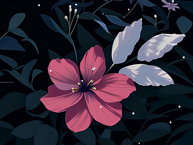 Blume, Hibiskus, Blumenmuster