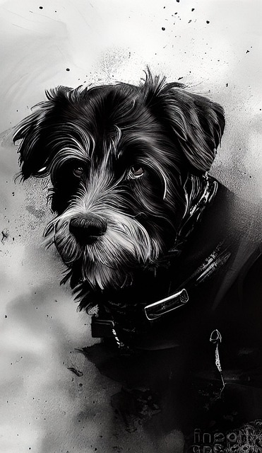 Free Dog Drawn illustration and picture
