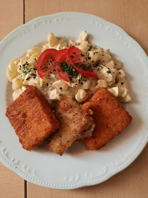 Free Fish Potato Salad photo and picture