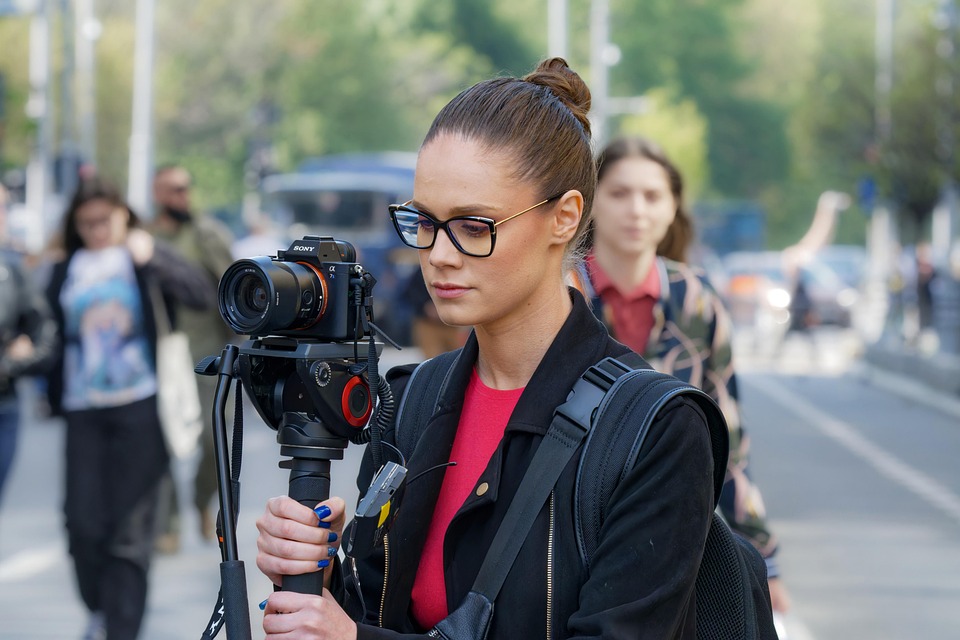 Woman Filming Taking Photos - Free photo on Pixabay - Pixabay