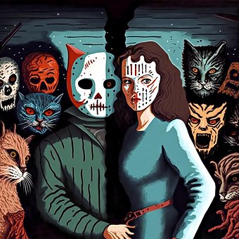 Ai Generado, Imagen Ia, Gatos, Mujer