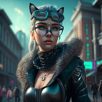 Free Catwoman Digital Graphics illustration and picture