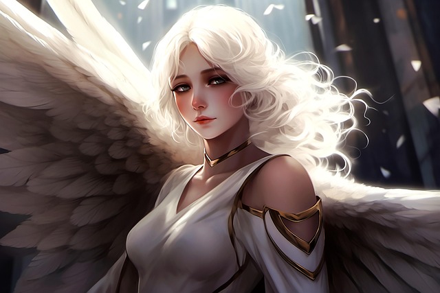 Free ai generated angel wings illustration