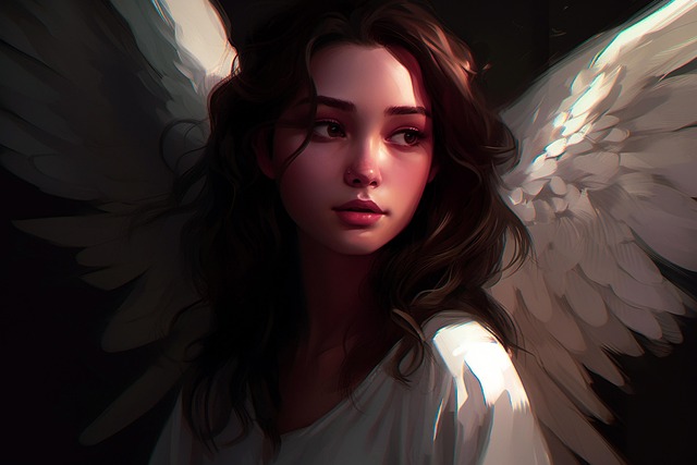 Free angelic beings divine messengers heavenly hosts illustration