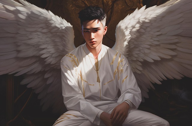 Free angelic beings divine messengers heavenly hosts illustration