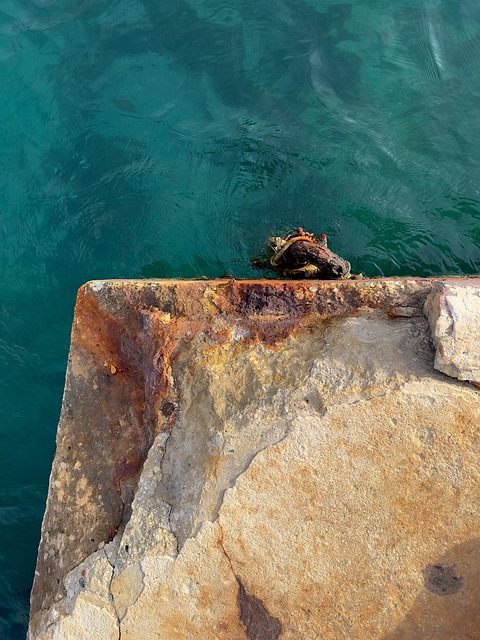 Malta, Kalkstein, Meer, Grün, Wasser