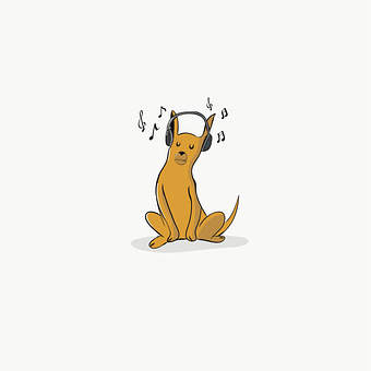 Hund, Musik, Hører Efter, Sang, Travl