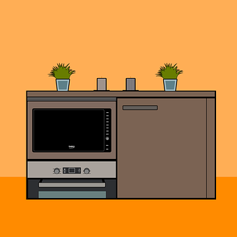 Free Microwave Kitchen illustration and picture